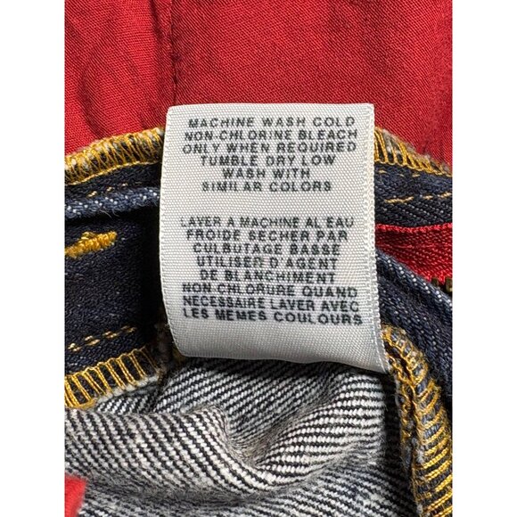 Ralph Lauren Women Straight Leg Jean Dark Wash 6 Structured Americana Normcore - Picture 5 of 9